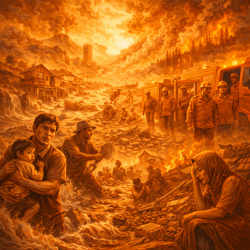 MUSIBAH/BENCANA EKOLOGIS DATANG – YANG KENA RAKYAT BIASA. KATANYA SIAP SIAGA