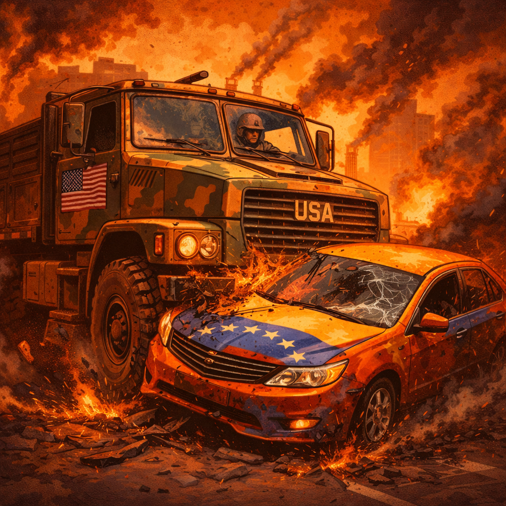 AMERIKA SERIKAT BILANGNYA PALING DEPAN SOAL DEMOKRASI, TAPI GILIRAN URUSAN VENEZUELA, KOK MALAH MAIN TABRAK